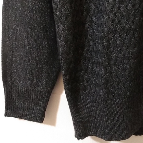 WEATHERPROOF VINTAGE CHARCOAL PULLOVER CREW NECK LONG SLEEVE SWEATER SIZE M NWT - Picture 4 of 6